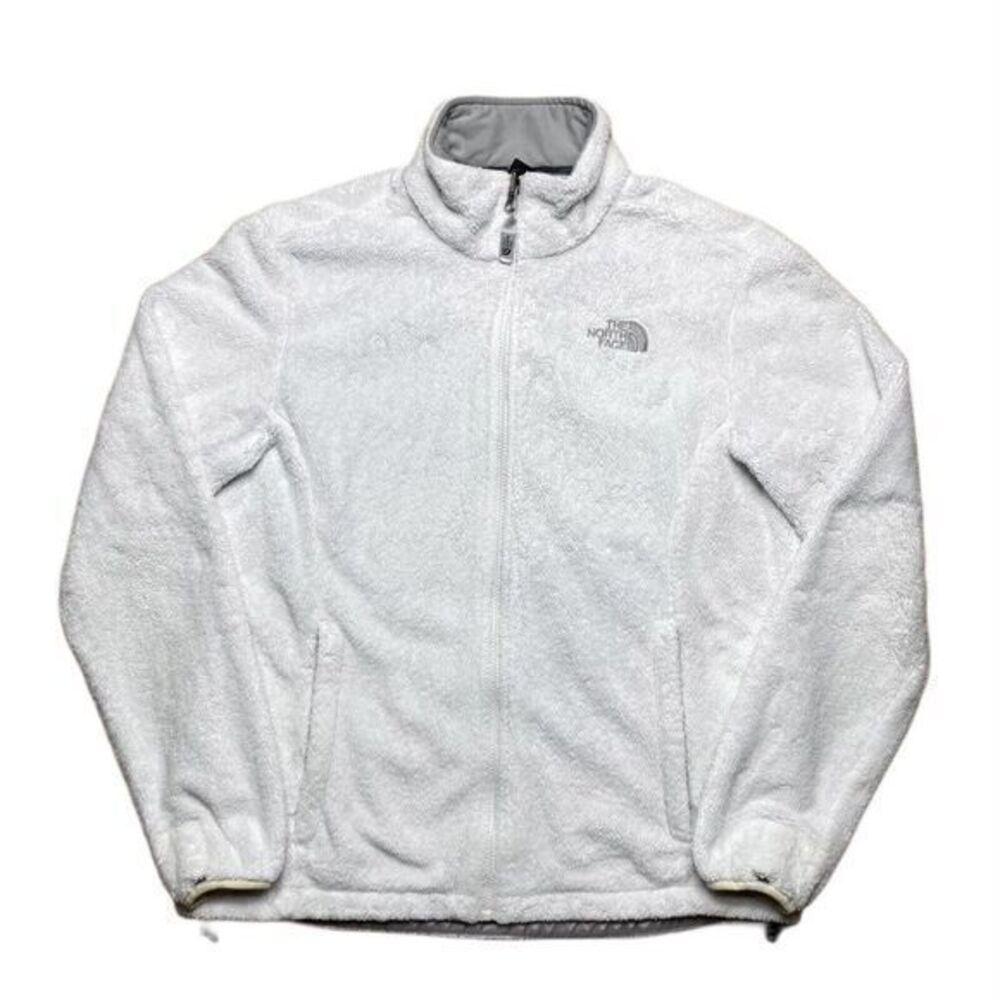The North‎ Face Osito Full Zip Sherpa Jacket Womens Large White